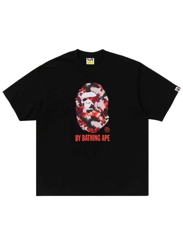 Футболка BAPE Map Camo By Bathing Ape Relaxed Fit Tee — изображение 1 из 1, черный
