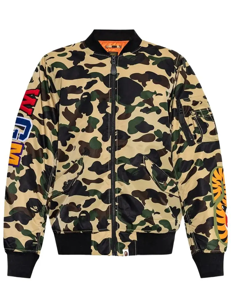 Куртка BAPE 1st Camo Shark MA-1 — изображение 1 из 2, желтый
