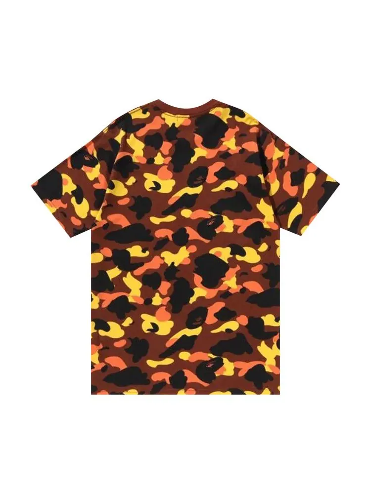 Футболка BAPE 1st Camo College Tee — изображение 2 из 2, оранжевый
