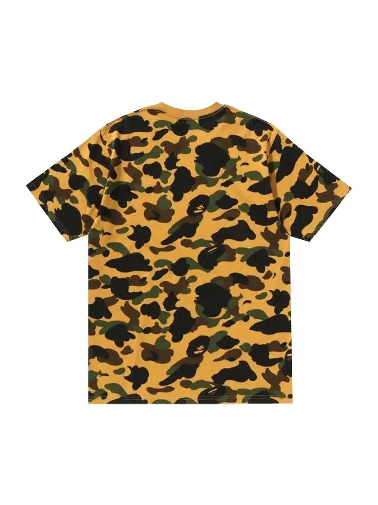 Футболка BAPE 1st Camo College Tee — изображение 2 из 2, желтый