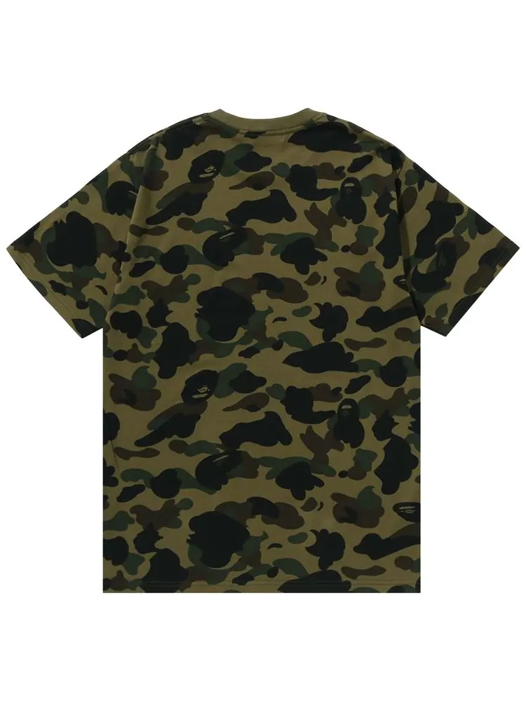Футболка BAPE 1st Camo Bape Rhinestone Tee — изображение 2 из 2, зеленый