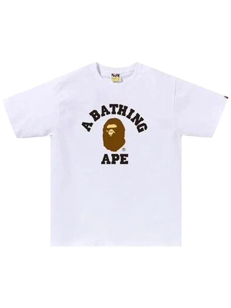 Футболка BAPE College Tee — изображение 1 из 1, белый