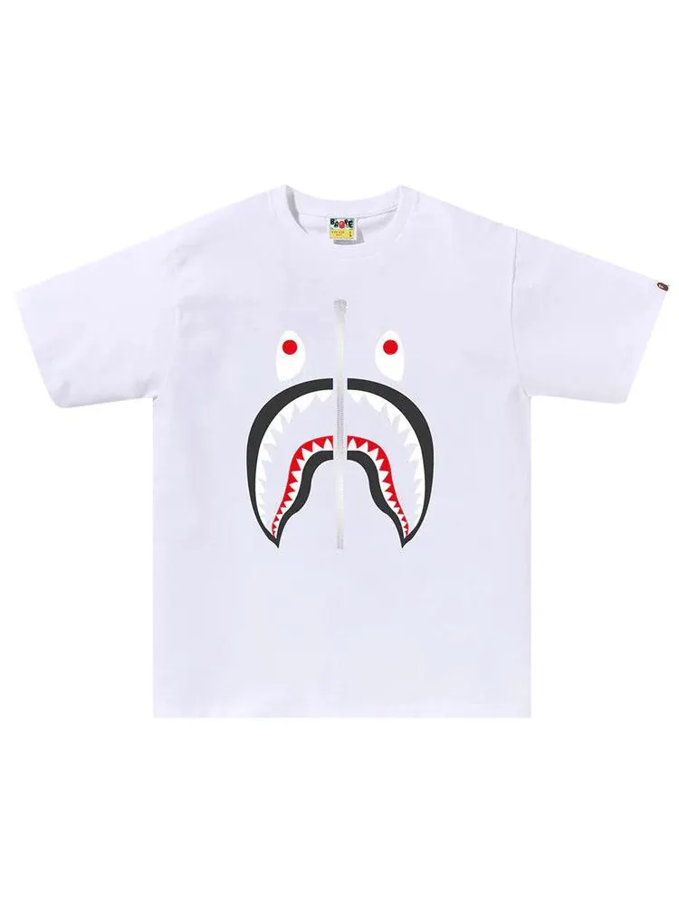 Футболка BAPE Shark Tee — изображение 1 из 1, белый