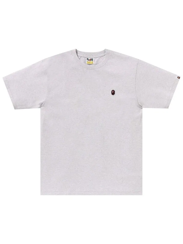 Футболка BAPE One Point Tee 'Grey' — изображение 1 из 1, серый