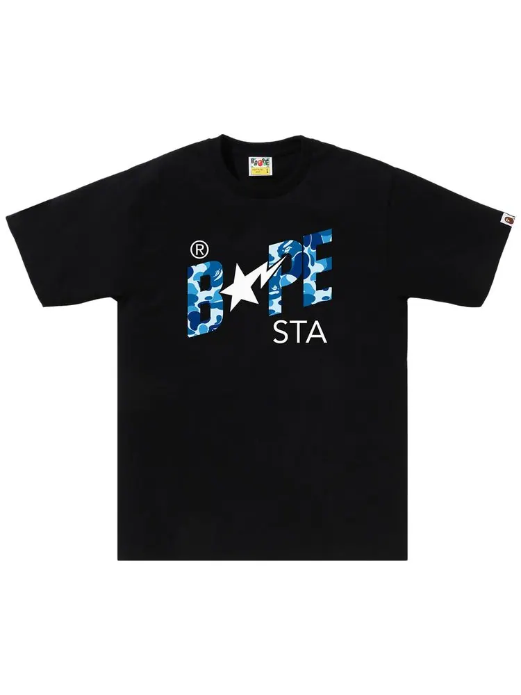 Футболка BAPE ABC Camo Sta Logo Tee, цвет — изображение 1 из 1, черный