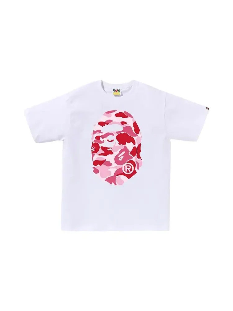 Футболка BAPE ABC Camo Big Ape Head Tee — изображение 1 из 1, белый