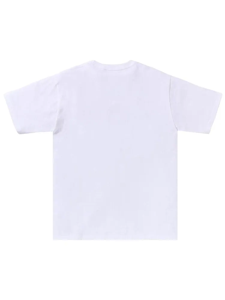 Футболка BAPE ABC Camo Sta College Tee — изображение 2 из 2, белый/зеленый