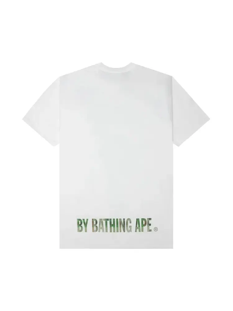 Футболка BAPE Check Ape Face Tee — изображение 2 из 2, белый