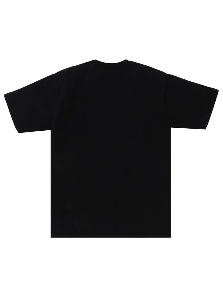 Футболка BAPE City Camo College Tee 'Black' — изображение 2 из 2, черный