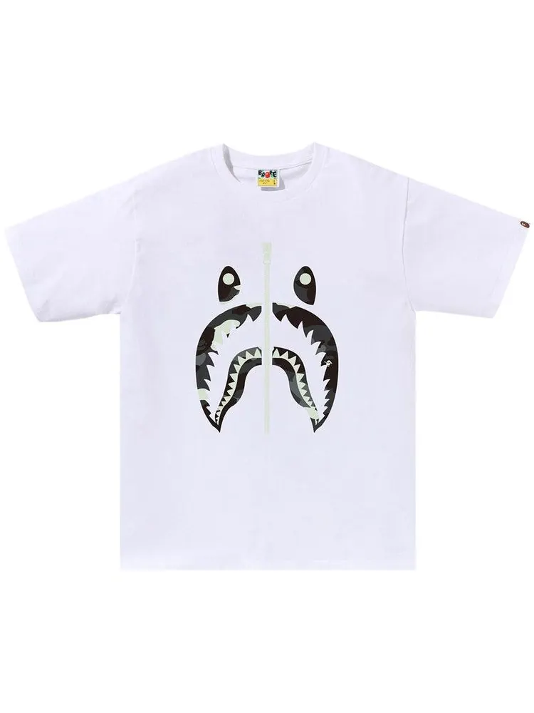 Футболка BAPE City Camo Shark Tee 'White' — изображение 1 из 2, белый
