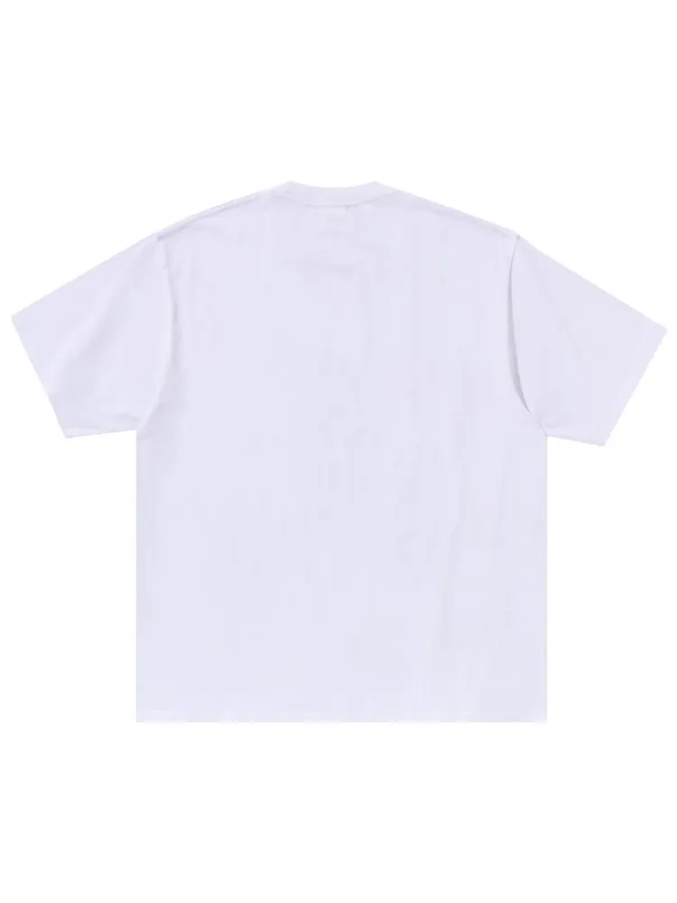 Футболка BAPE Wild Leopard Pattern BAPE Sta Logo Relaxed Fit Tee — изображение 2 из 2, белый