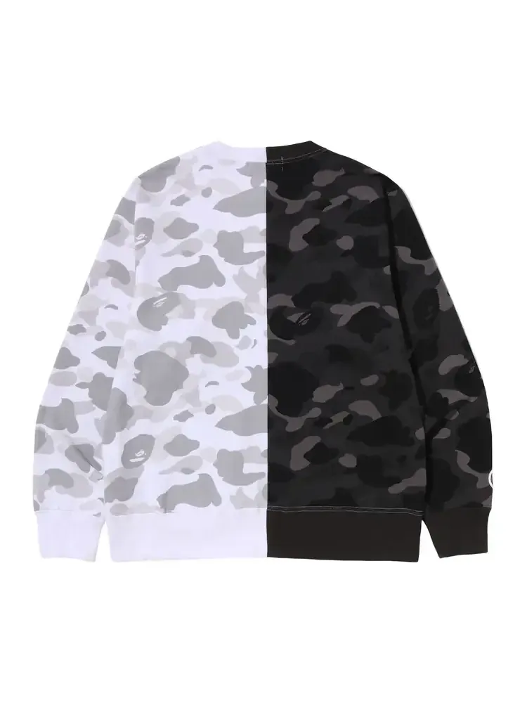Свитшот BAPE Color Camo Tiger Shark Crewneck 'Black' — изображение 2 из 2, черный