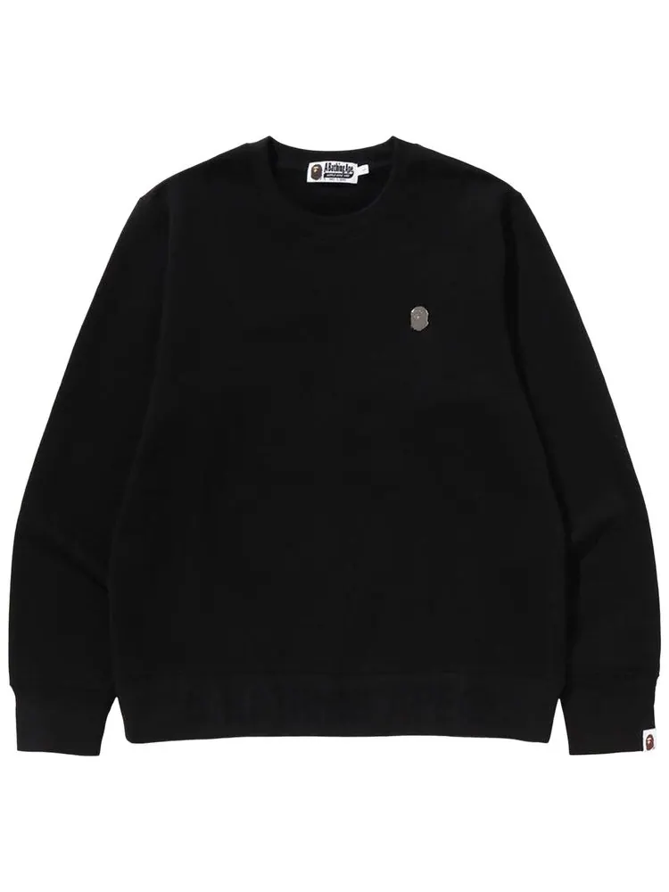 Свитшот BAPE One Point Crewneck — изображение 1 из 1, черный