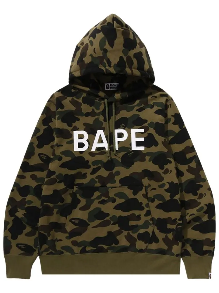 Худи BAPE 1st Camo Pullover Hoodie — изображение 1 из 2, зеленый