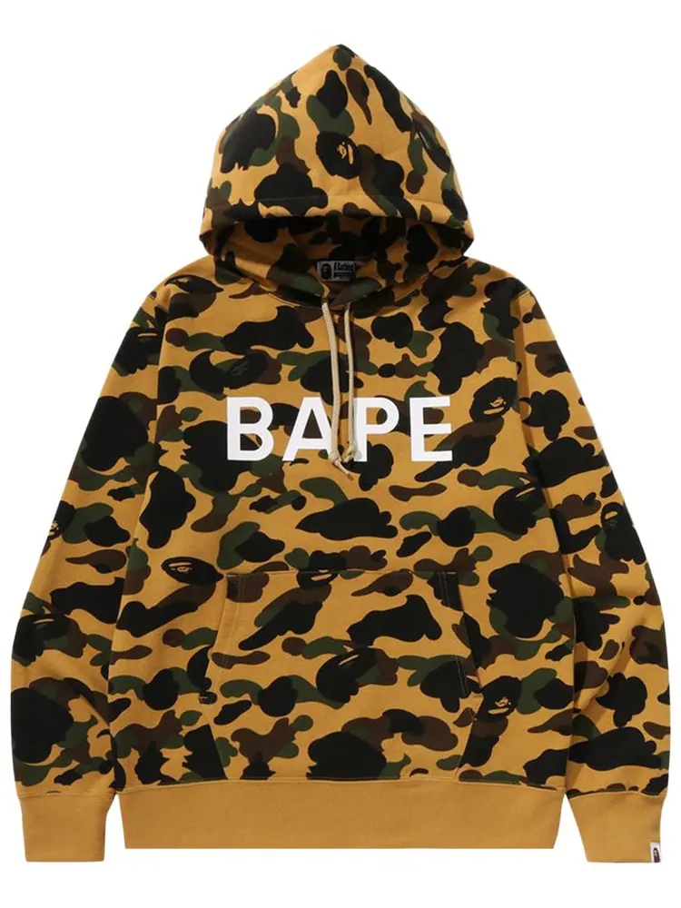 Худи BAPE 1st Camo Pullover Hoodie — изображение 1 из 2, желтый