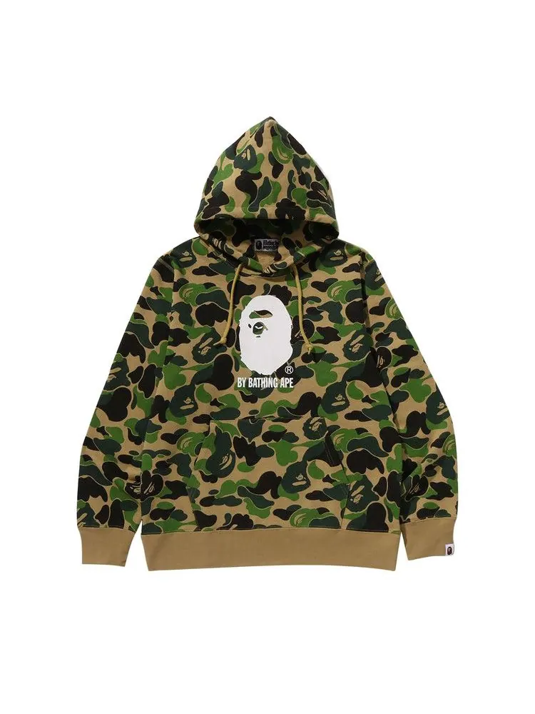 Худи BAPE ABC Camo By Bathing Ape Pullover Hoodie — изображение 1 из 2, зеленый