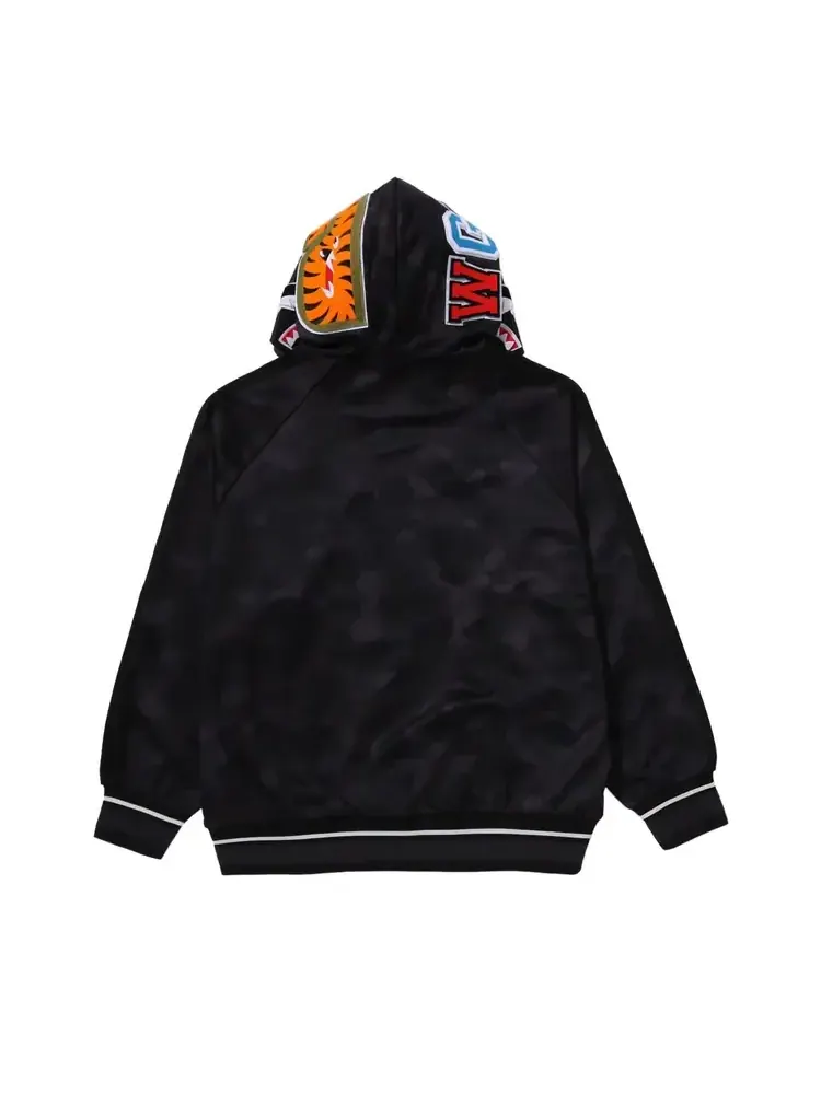 Спортивная куртка BAPE Color Camo Shark Relaxed Fit Hoodie Track Jacket — изображение 2 из 2, черный