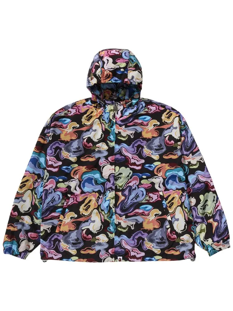 Куртка с капюшоном BAPE Art Camo