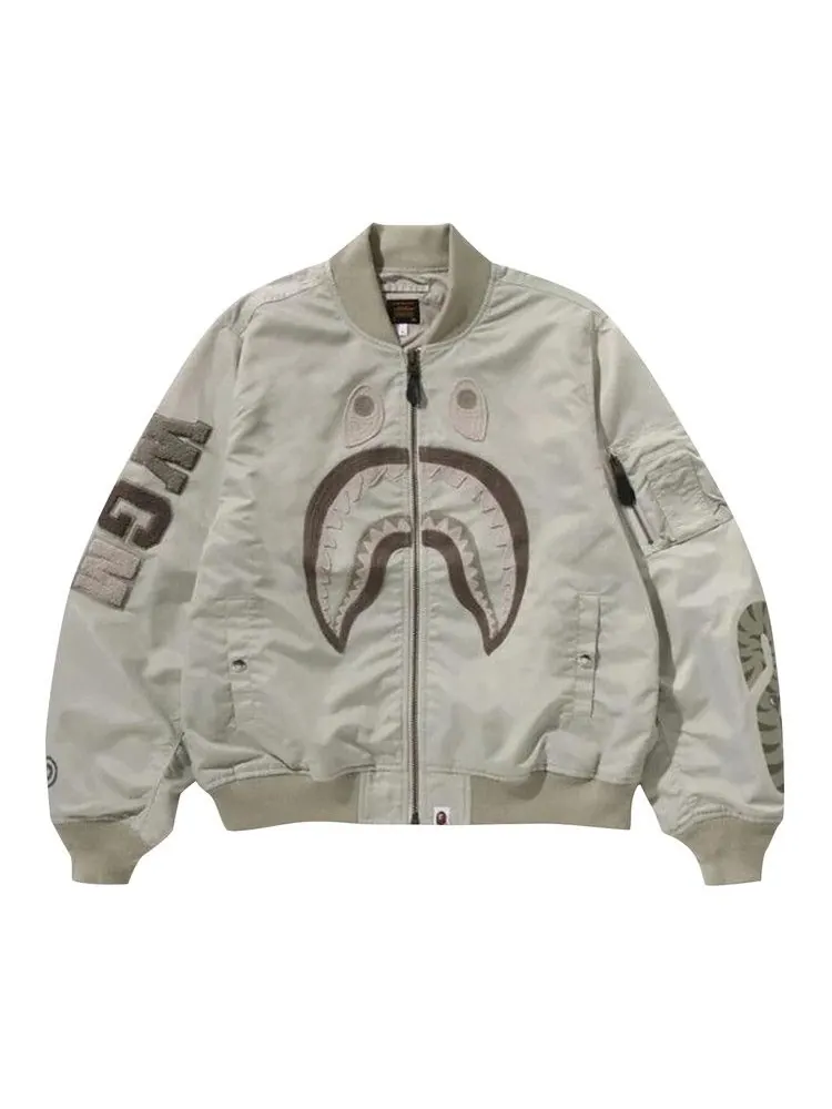 Куртка BAPE Tonal Shark MA-1
