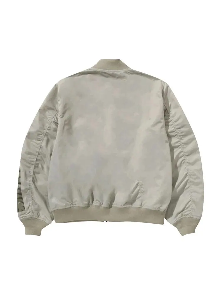 Куртка BAPE Tonal Shark MA-1 — изображение 2 из 3, бежевый