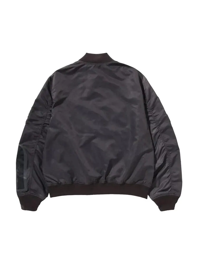 Куртка BAPE Tonal Shark MA-1 — изображение 2 из 3, темно-серый