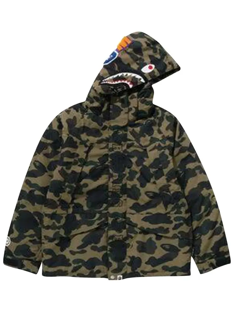 Куртка для сноуборда BAPE 1st Camo Shark — изображение 1 из 2, зеленый