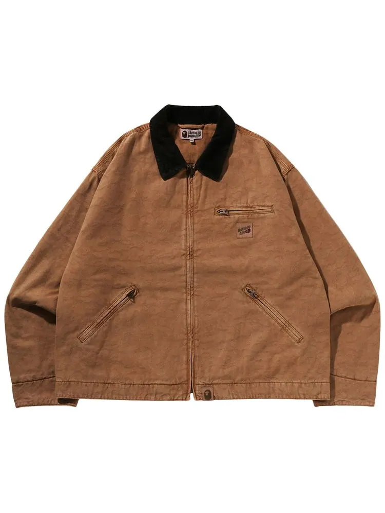 Рабочая куртка BAPE Line Camo Jacquard Garment Dyed Padded Work Jacket