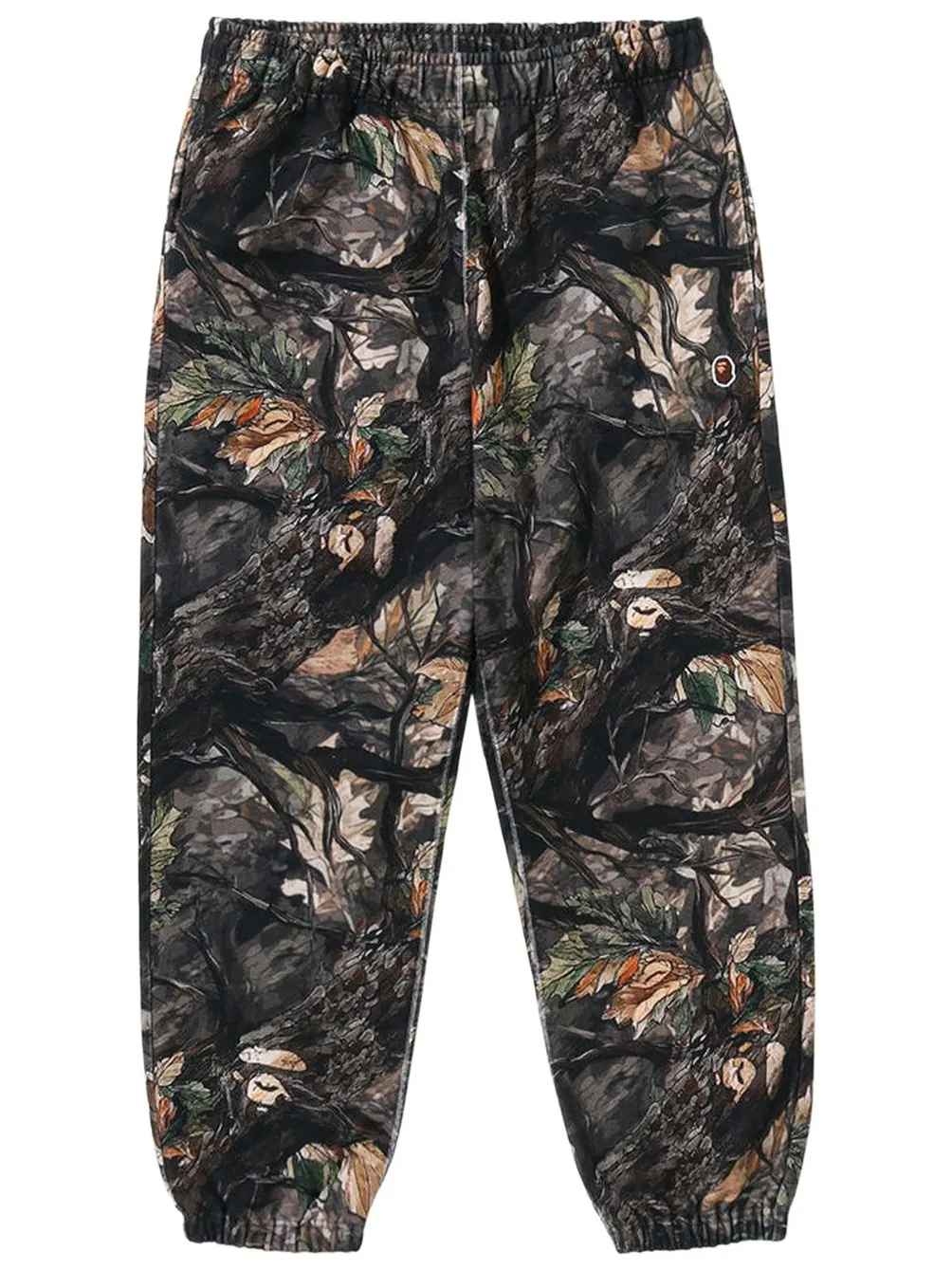 Спортивные штаны BAPE Tree Edge Camo свободного кроя — изображение 1 из 1, коричневый