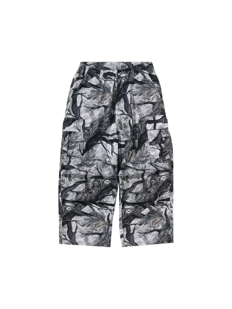Брюки BAPE Tree Edge Camo Cargo Pants 'White'