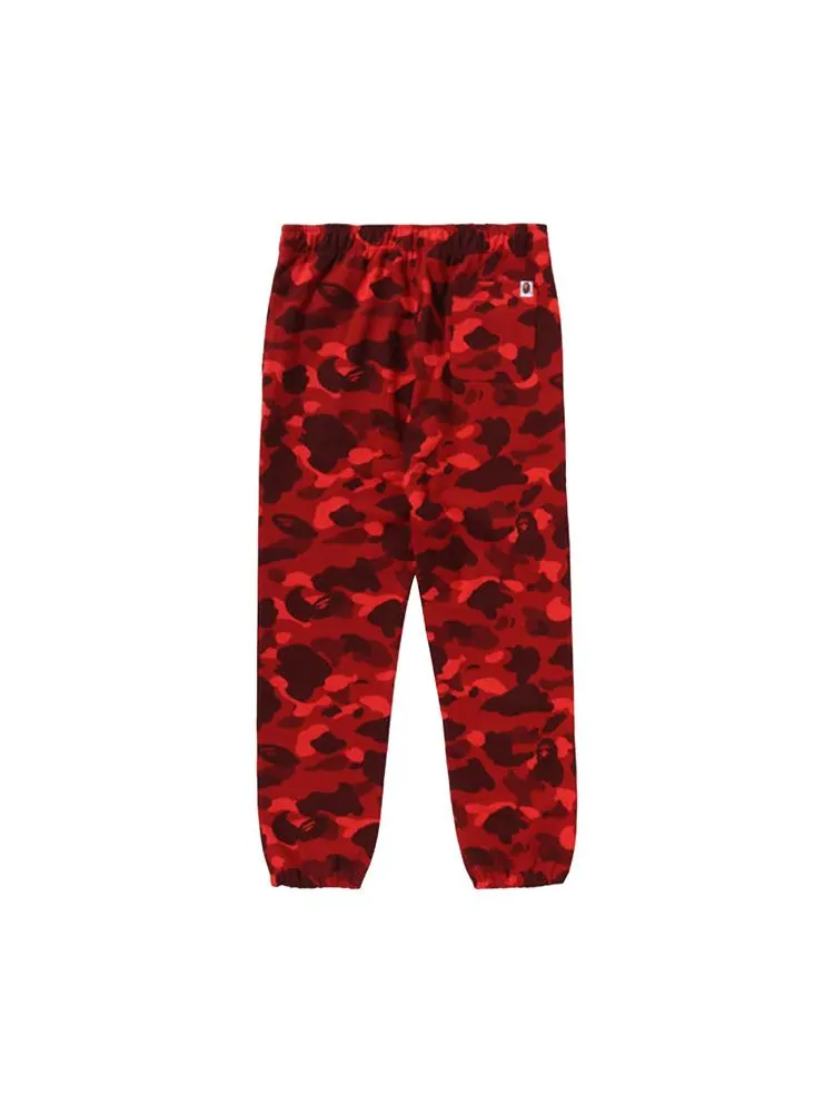 Брюки BAPE Color Camo Sweatpants 'Red' — изображение 2 из 2, красный
