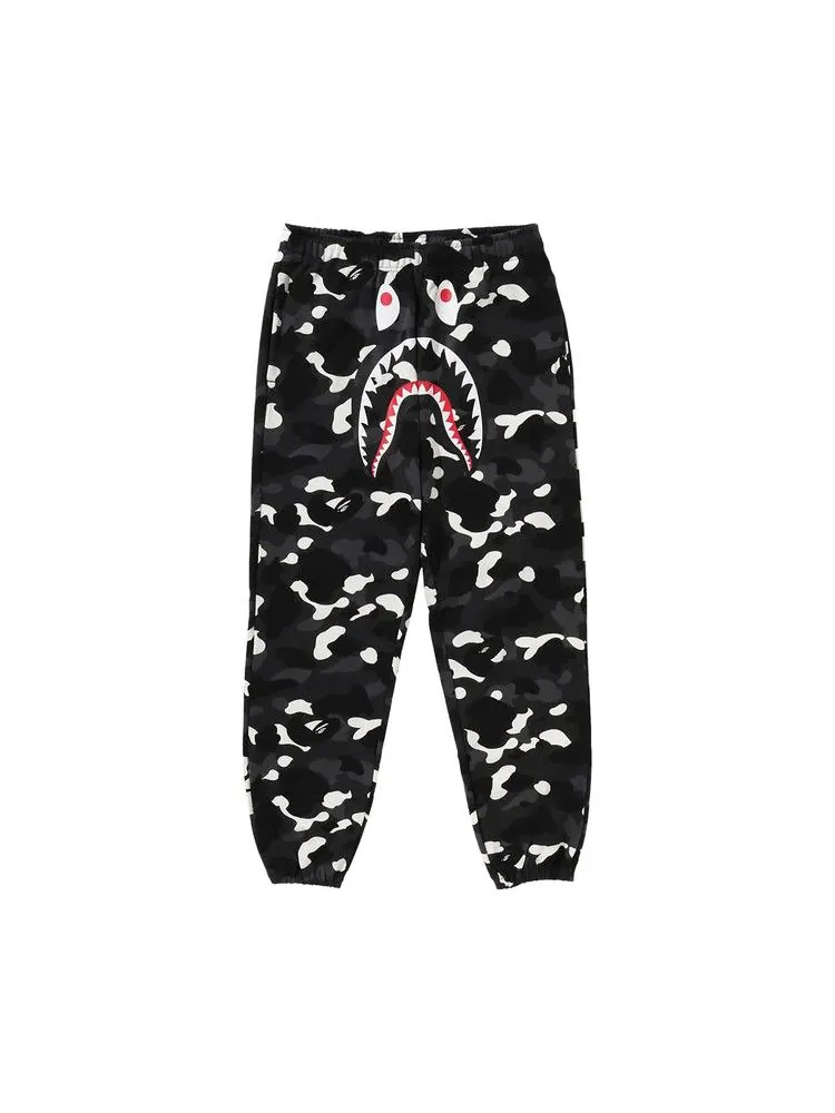 Спортивные брюки BAPE City Camo Shark Relaxed Fit Sweatpants — изображение 1 из 1, черный