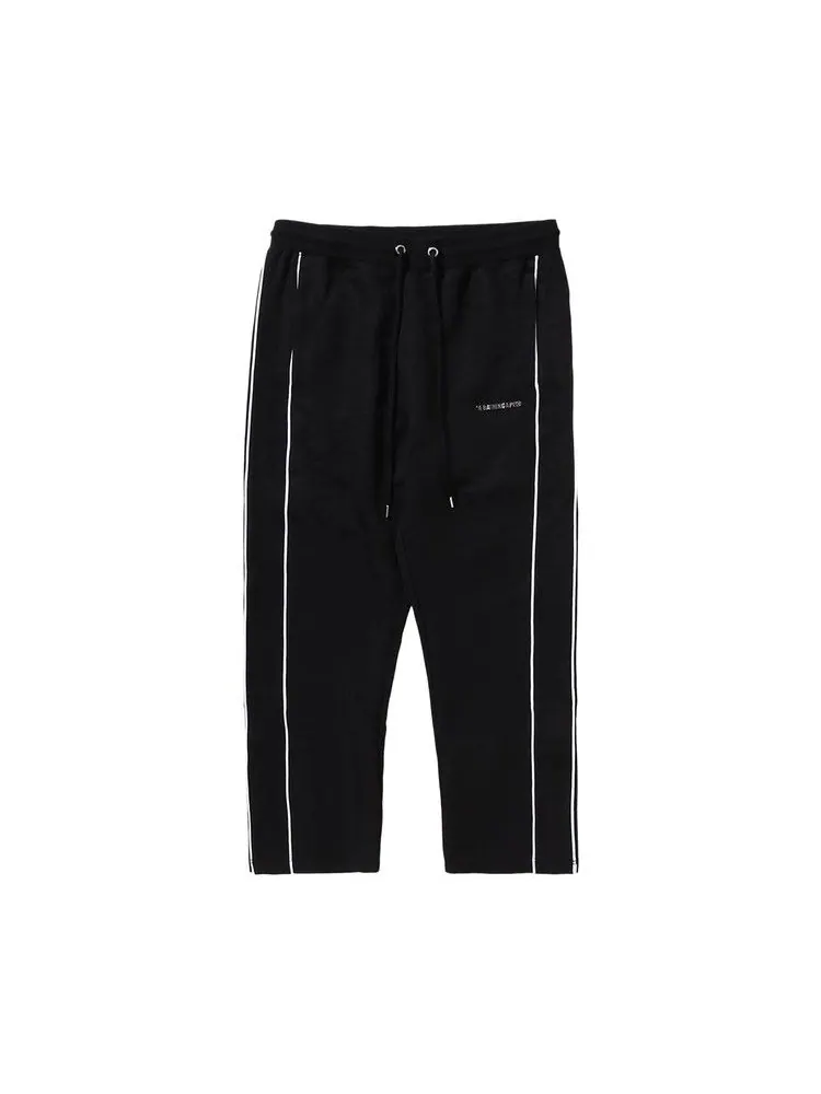 Спортивные брюки BAPE Line Camo Jacquard Metal Logo Relaxed Fit Track Sweatpants — изображение 1 из 1, черный