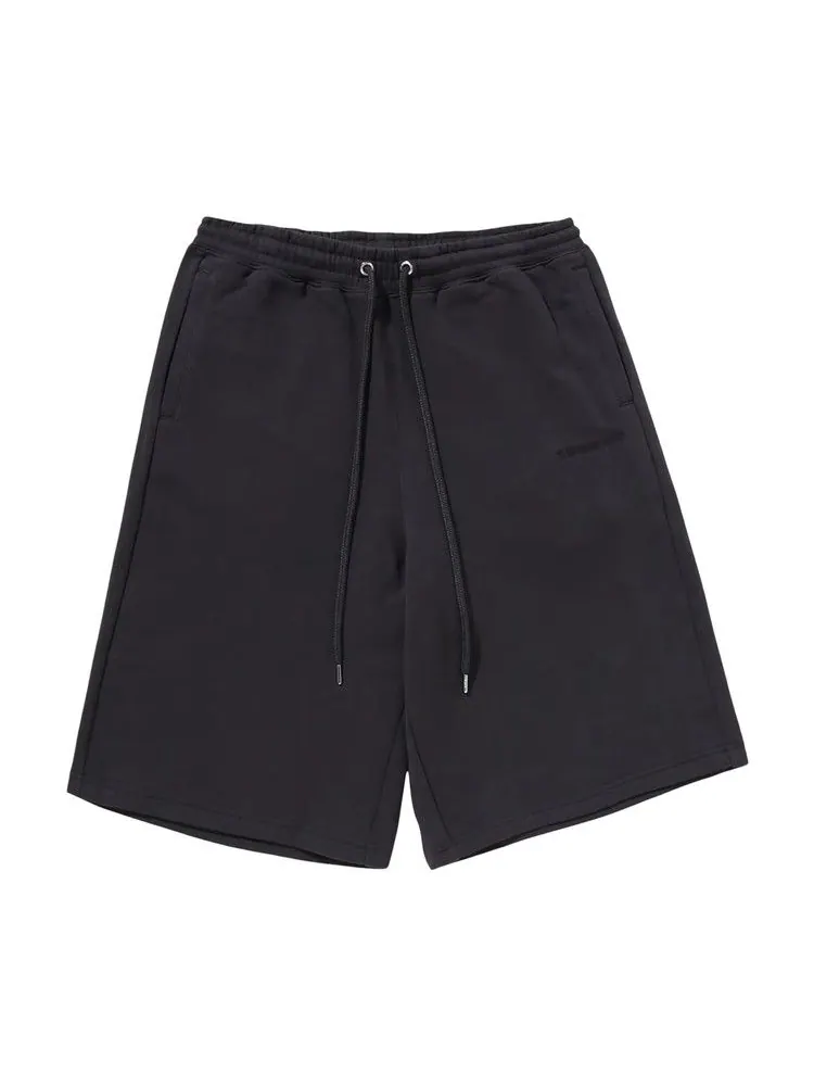 Спортивные шорты BAPE Bathing Ape Logo Knee Length Relaxed Fit Sweatshorts — изображение 1 из 1, темно-серый