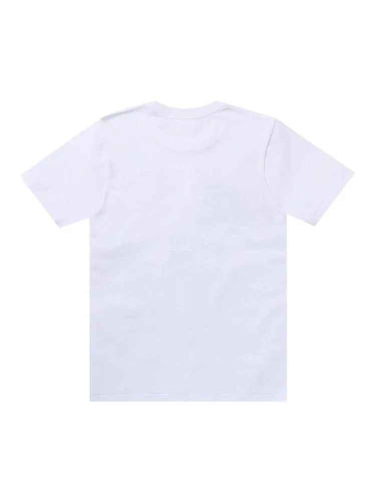 Футболка BAPE Color Camo Shark Tee 'White/Pink' — изображение 2 из 2, белый