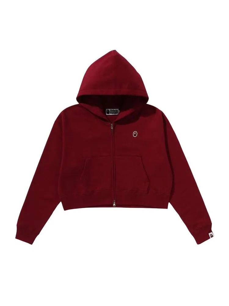 Худи BAPE Pigment Dyed One Point Cropped Zip Hoodie