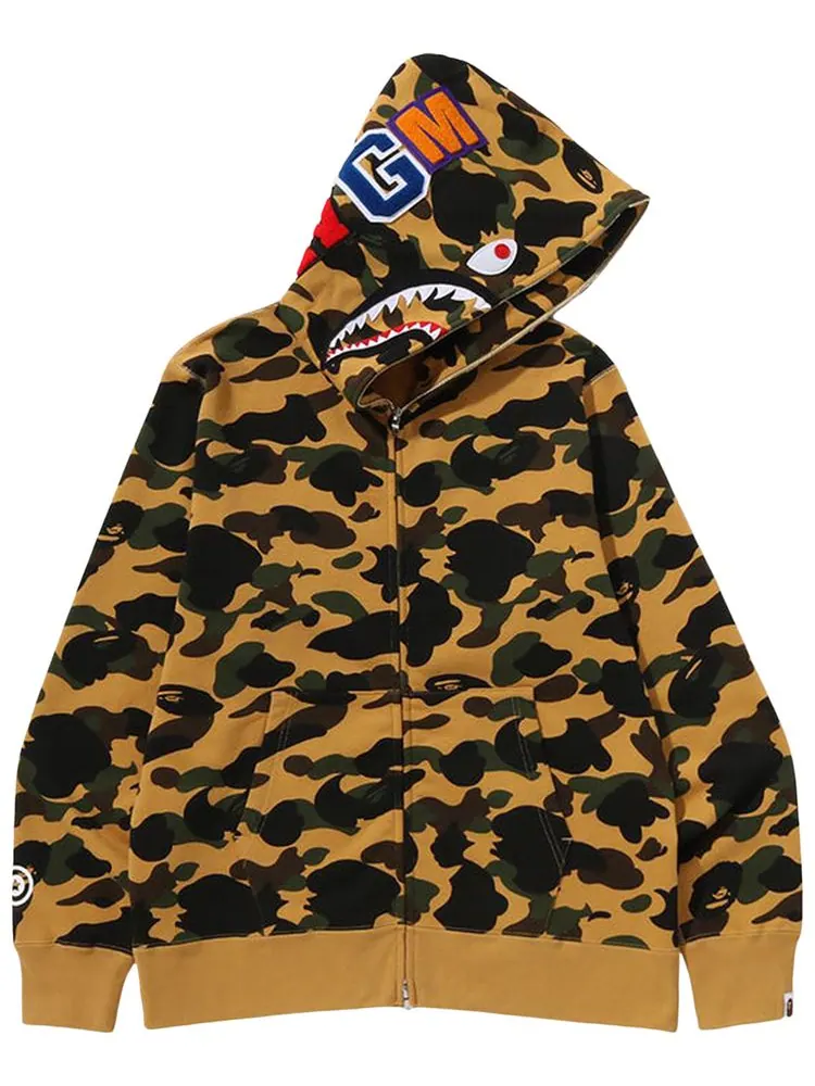 Худи BAPE 1st Camo на молнии