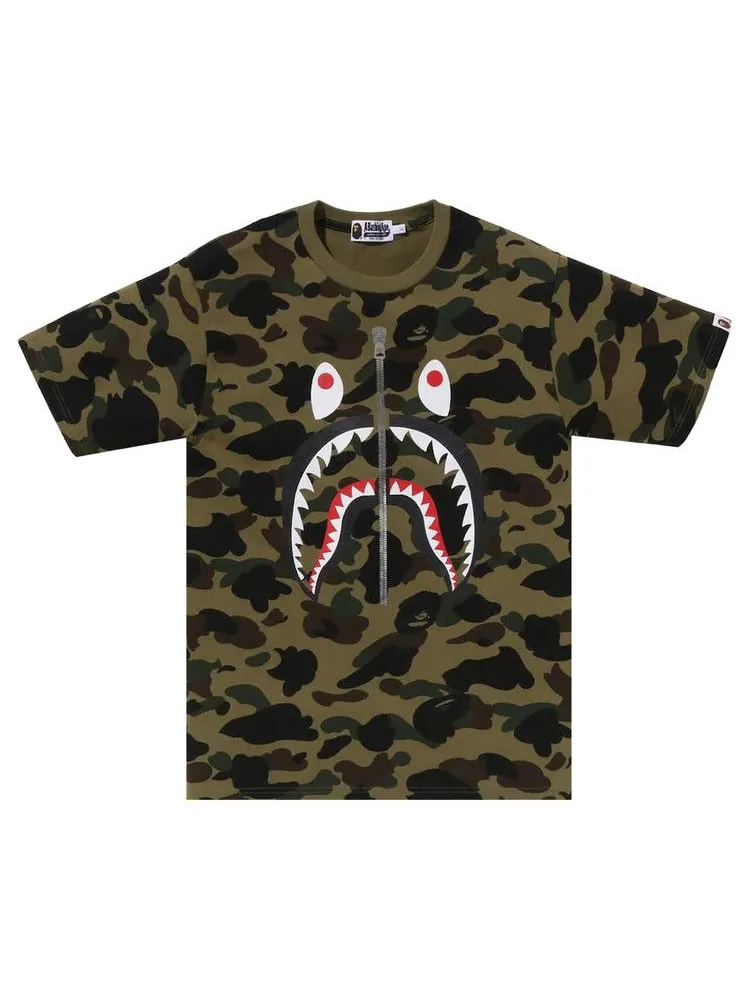Футболка BAPE Kids 1st Camo Shark Tee