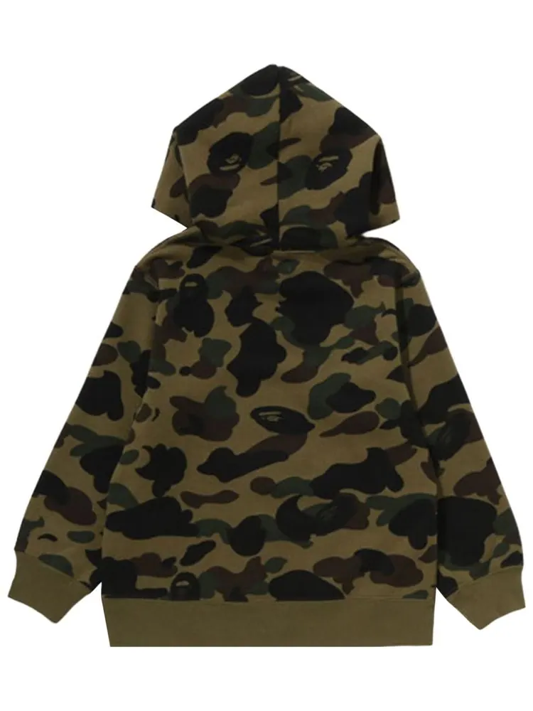 Детская толстовка BAPE Kids 1st Camo One Point Pullover Hoodie — изображение 2 из 2, зеленый