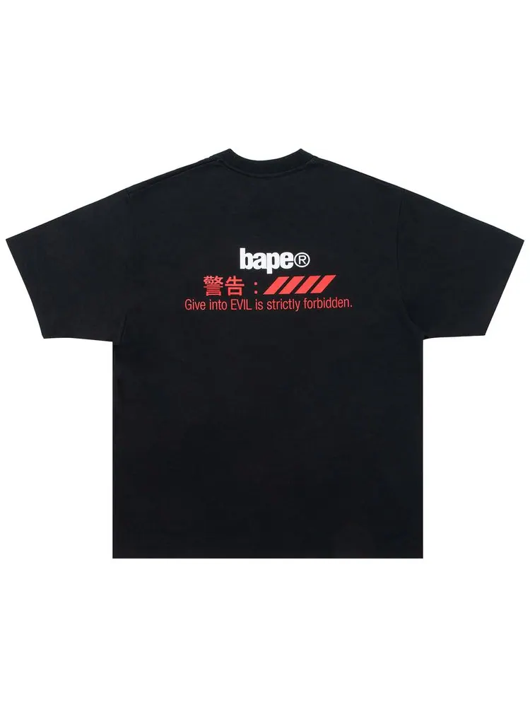 Футболка BAPE x Kazuki Kuraishi Logy Relaxed Fit Tee, цвет — изображение 2 из 2, черный