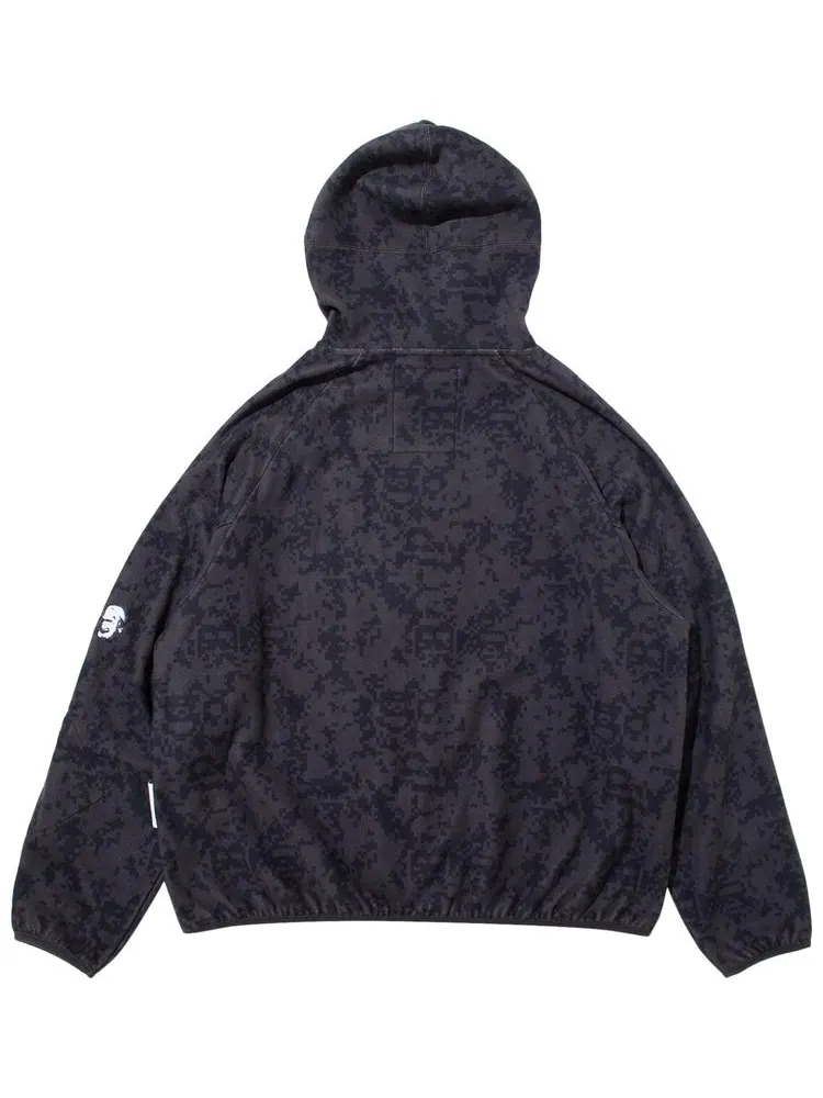 Худи BAPE x Kazuki Pixelate Camo Shark Relaxed Fit Pullover Hoodie — изображение 2 из 2, черный