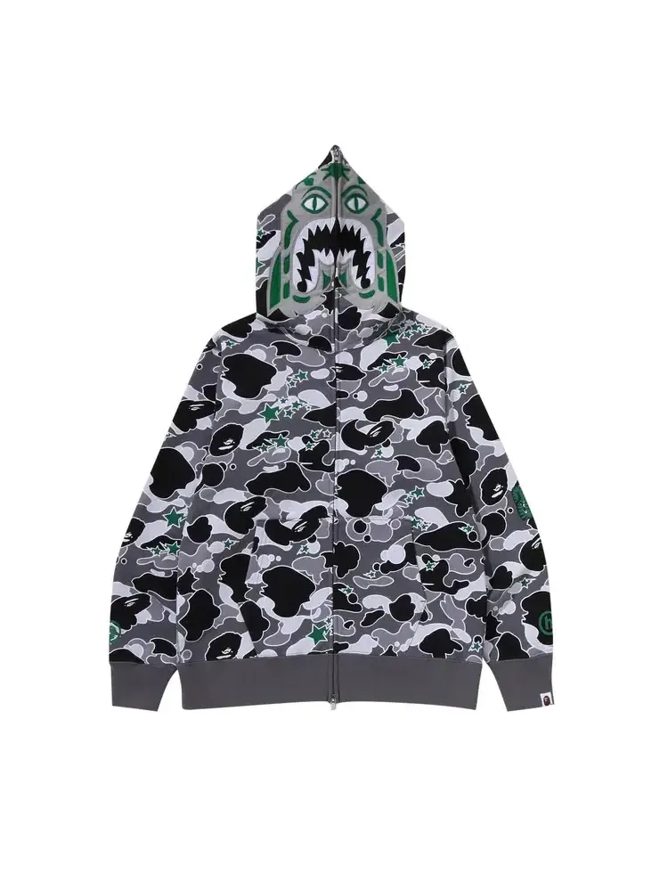 Худи на молнии BAPE x Hidden Sta Camo Tiger