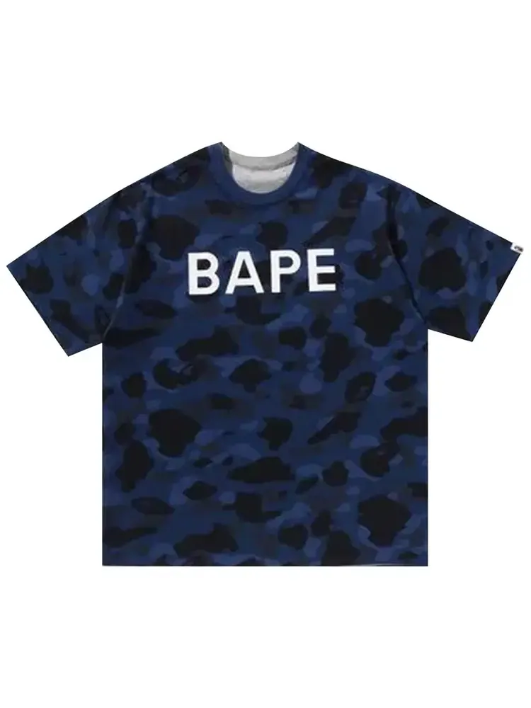Двусторонняя футболка BAPE Color Camo