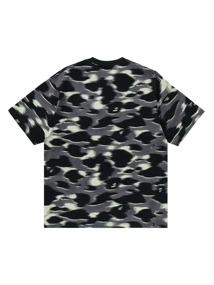 Футболка BAPE Screen Camo STA Logo Relaxed Fit Tee — изображение 2 из 2, черный