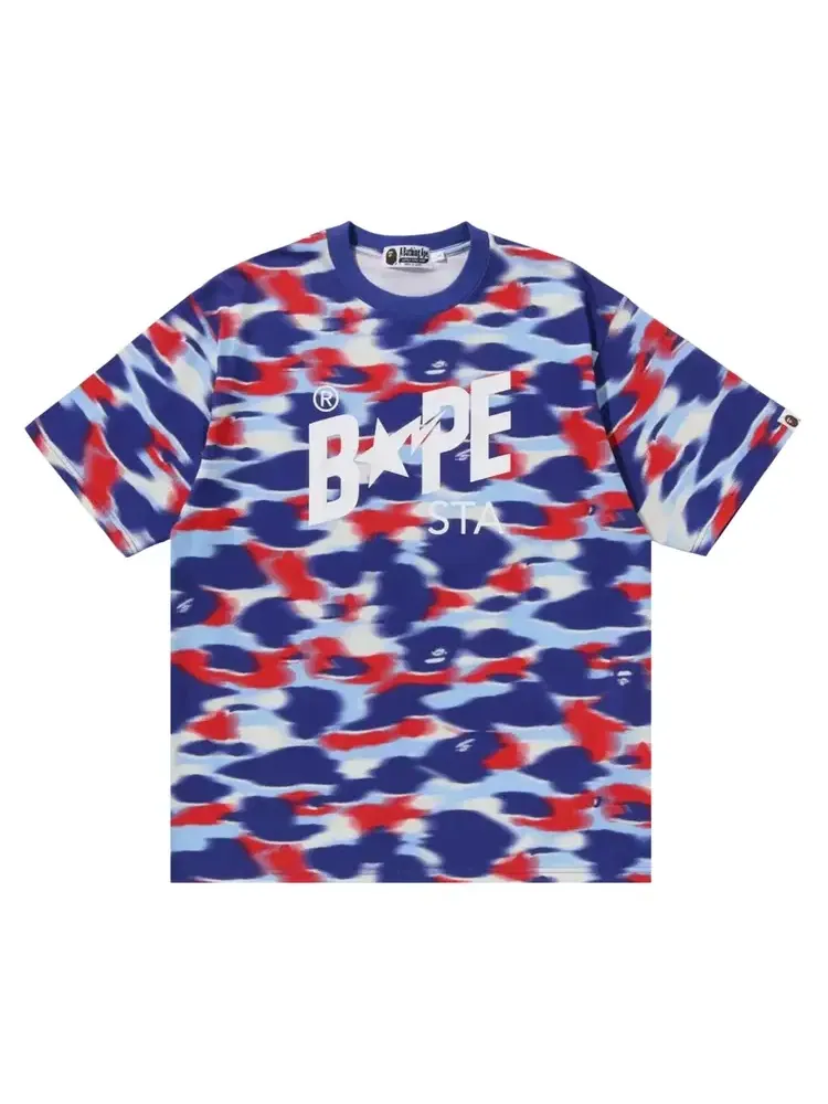 Футболка BAPE Screen Camo STA Logo Relaxed Fit Tee