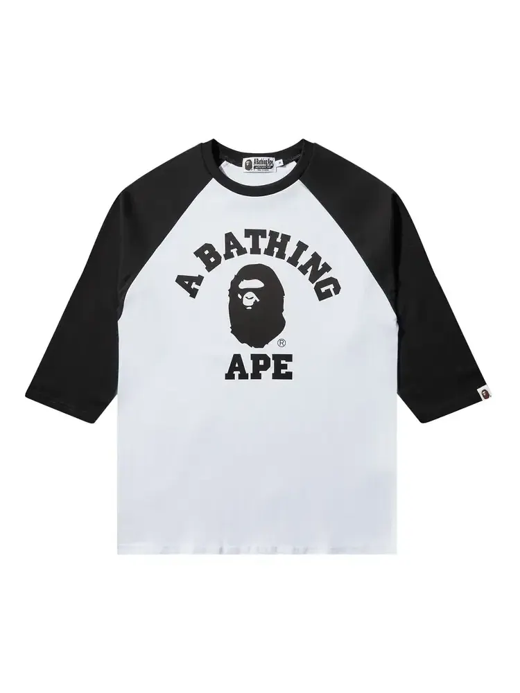 Футболка с длинными рукавами BAPE College Raglan Regular Fit