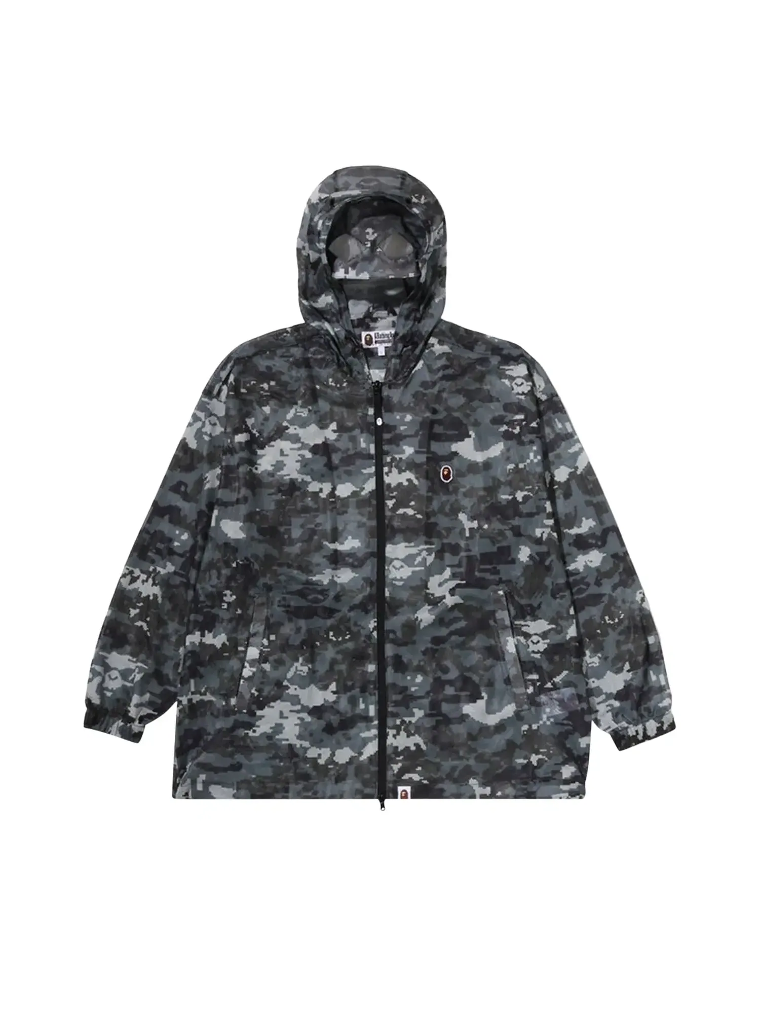 Худи-куртка BAPE Multi Pixel Camo Mesh