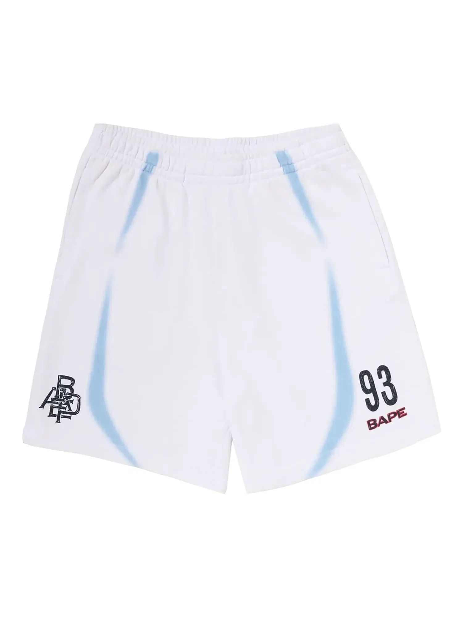 Спортивные шорты BAPE Heavy Wash Hand Draw Logo Relaxed Fit