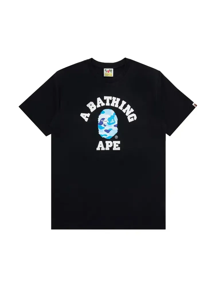 Футболка BAPE ABC Camo College Tee 'Black Blue'