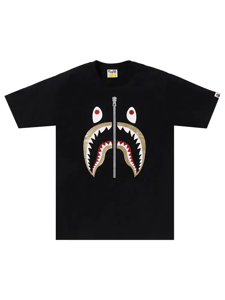 Футболка BAPE Glitter Shark Tee