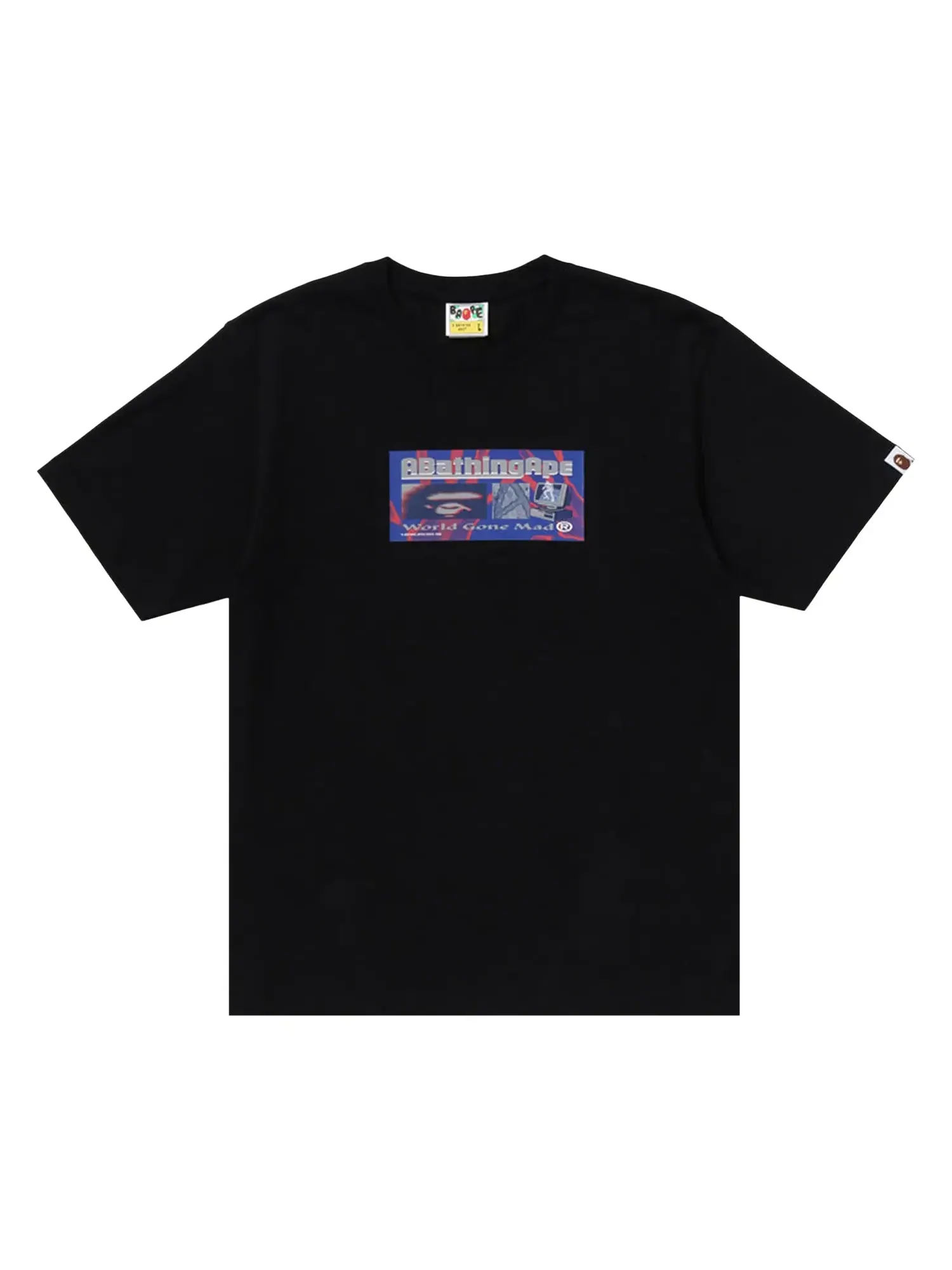 Футболка BAPE с отпечатком руки и логотипом